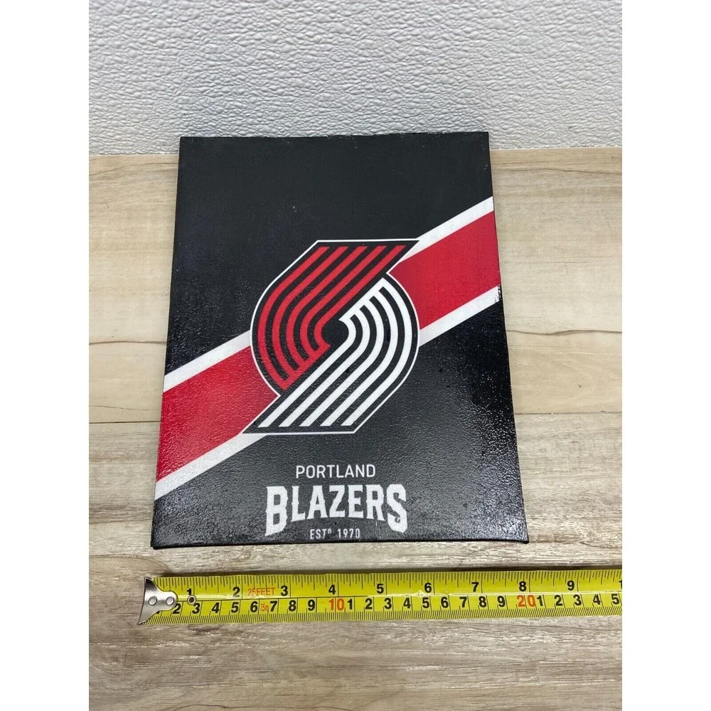 NBA Portland Blazers Framed Logo Sign Painting Wall Decor